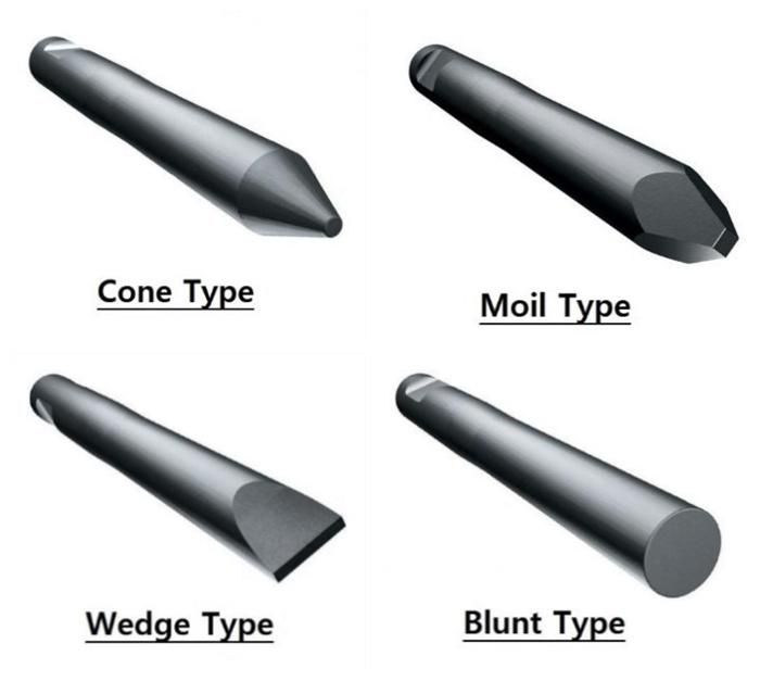 Hydraulic Breaker Chisel for Hb20g F6 F9 F19 F22 F27