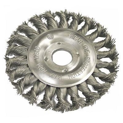 Excellent Shaft Wheel Brush, Circular Steel Wire Brush with Shaft