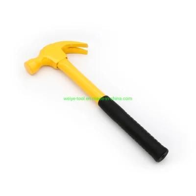 Factory Direct Sale Claw Hammer with Fiberglass Handle