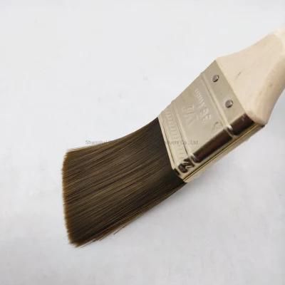 Professional Design Tapered Synthetic Brush with Wooden Handle