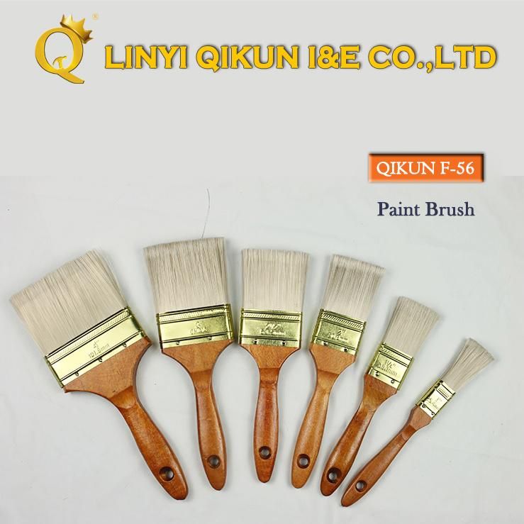 F-49 Hardware Decorate Paint Hand Tools Wooden Handle Bristle Roller Paint Brush