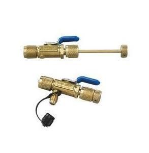 Brass Handheld Valve Core Removal Tool with Access Port