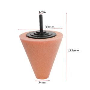 Polish Buffing Shank Polishing Sponge Cone Metal Foam Pad Car 6mm