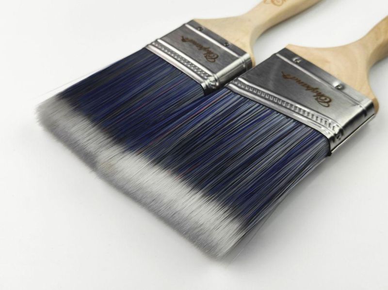 Wooden Handle Paint Brush Bristle Fiber Wall Paint Brush