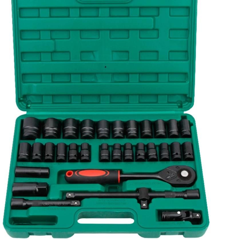 Adjustable 32PCS CRV Sockets Wrenches Hand Tool