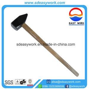 Heavy Duty Stoning Hammer with TPR Plastic Coating/Wooden Handle