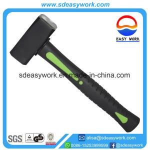 High Carbon Steel German Type Stoning Hammer with TPR Handle