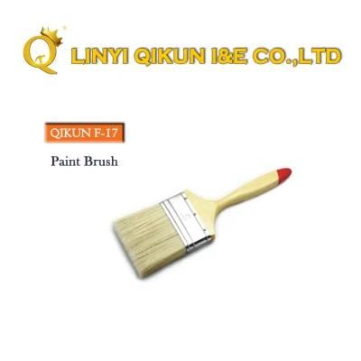 F-17 Hardware Decorate Paint Hand Tools Painted Wooden Handle White Bristle Paint Brush