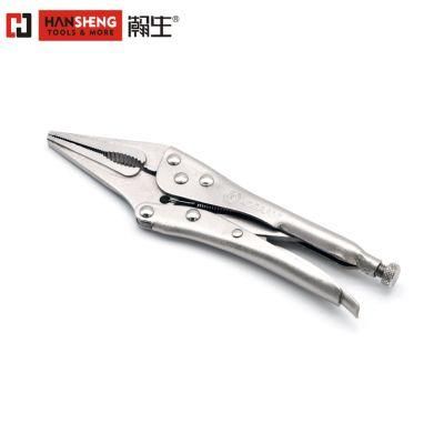 8&quot;, 10&quot;, Carbon Steel, Nickel Plated, Straight Jaw, Curved Jaw, Round Jaw, Locking Pliers, Sm Type, Pliers, Sm Type Locking Pliers, Locking Pliers, 4PCS Set