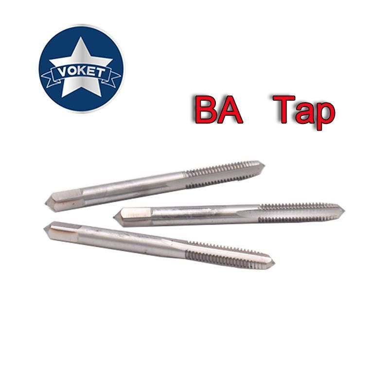 Hsse-M35 Ba Tap Standard Straight Groove Thread Taps Hand Screw Hand Tap 1ba 2ba 3ba 4ba 5ba 6ba