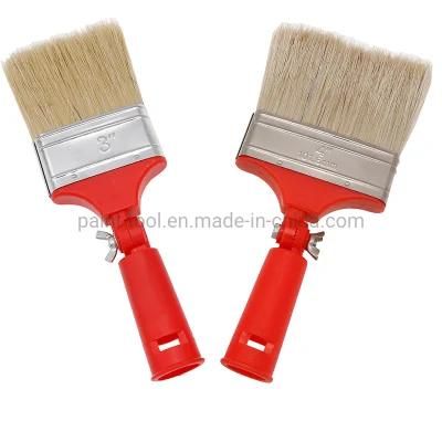 Factory Price Collapsible Red Plastics Handle Paint Brush