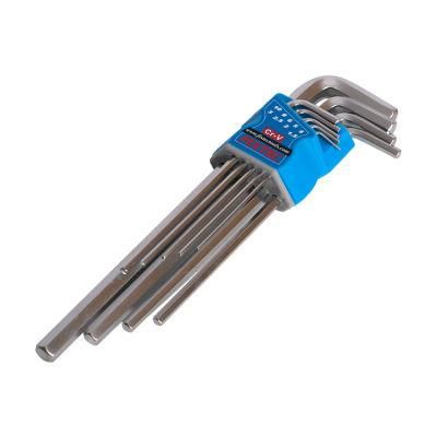 Fixtec 1.5/2/2.5/3/4/5/6/8/10mm 9PCS Hex Key with Extra Long Arm