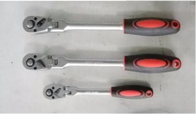 1/4, 3/8.1/2&quot; Professional Flexibale Head Ratchet Wrench Set (FY07R38)