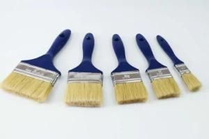 Blue Handle Tinplate Pure Bristles Paint Brush Hardware Supplies