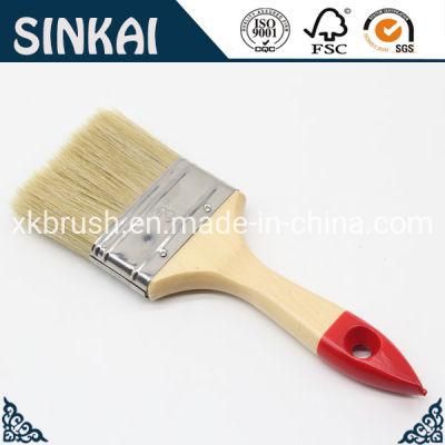 Paint Brush (Flat Brush with Synthetic Fiament, Poplar Wood)