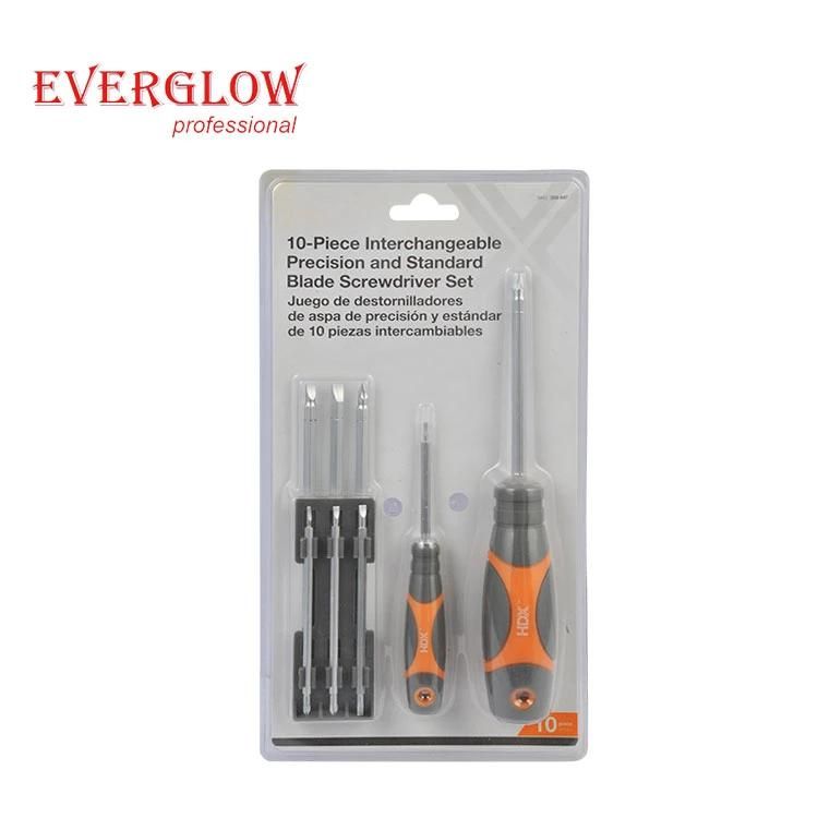 10PC Precision and Standard Blade Screwdriver Set
