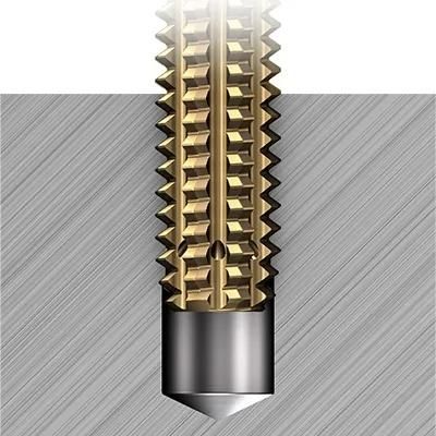 Hsse Roll Taps with Oil Groove DIN 371/376 Form C Tin M3X0.5