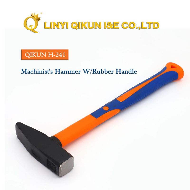 H-238 Construction Hardware Hand Tools Fiberglass Handle German Type Machinist′s Hammer