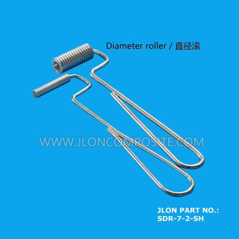 FRP Tools Aluminum Fiberglass Bubble Roller for FRP Laminate