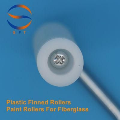 30mm Customized Plastic Finner Rollers Paint Rollers for Laminating