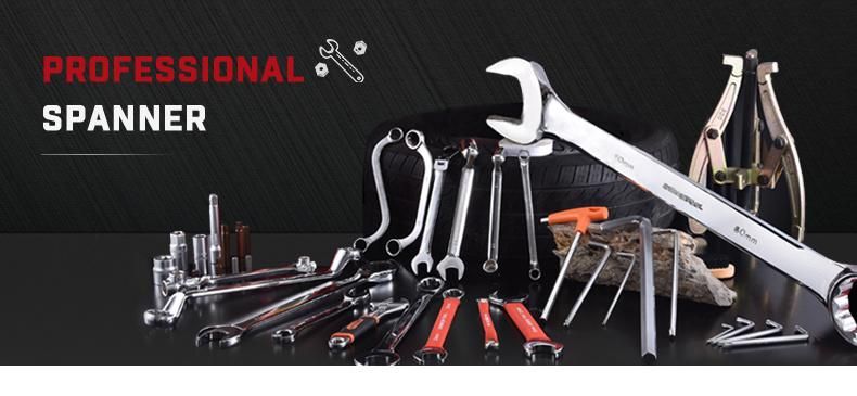 Combination Wrench Set with Tool Roll Packing Car Repairing Spanner Kit with Bag Packing