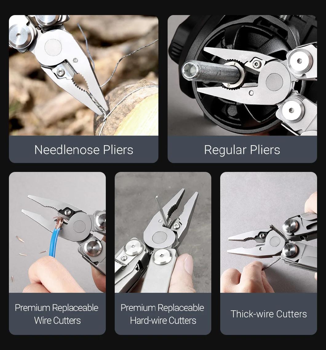 Nextool Flagship PRO EDC Pliers Multitool with Camping Knife Saw