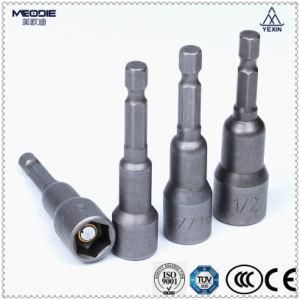High Quality 1/4 Driving Shank Alloy Steel Nut Setter/Magnetic Socket Bits/Impact Nut Driver