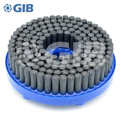 Custom-Made Silicon Carbide Abrasive Nylon Disc Brush for Deburring, Od 150 mm, Grit 180