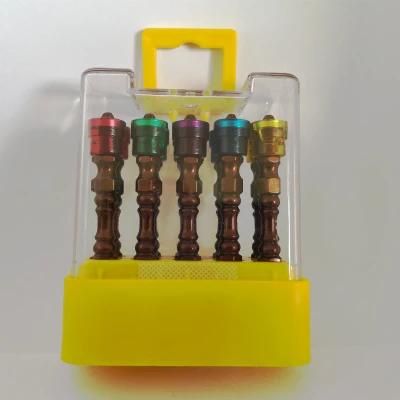 Chinese Manufacturer Wholesale Price Plastic Magnetic Ring with Screwdriver Bit 10PCS Bit Sets