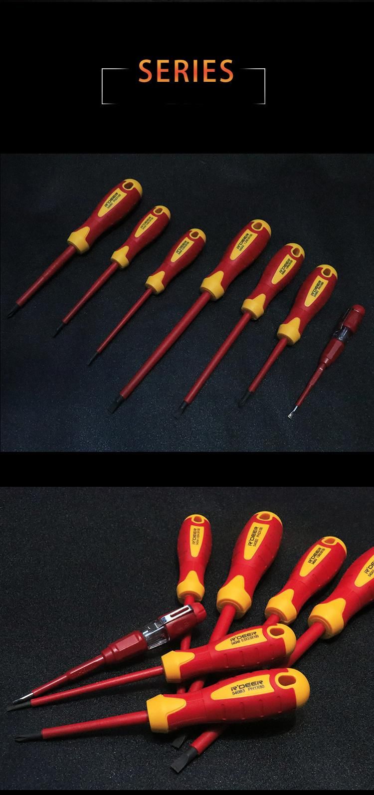 Hand Tools Fully Insulated Screwdriver Set