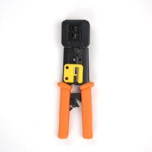 6p8p Ethernet Cable Ez Connector Rj11/RJ45 Crimping Tool with Stripping Cutting