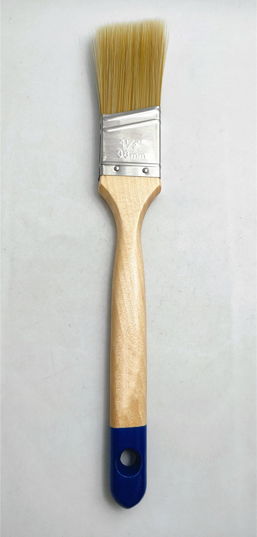 1.5inch Flat Paint Brushes Wooden Handle Painting Brush