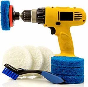 Practical Electric Drill Brush Power Scrub Cleaning Combo Kit