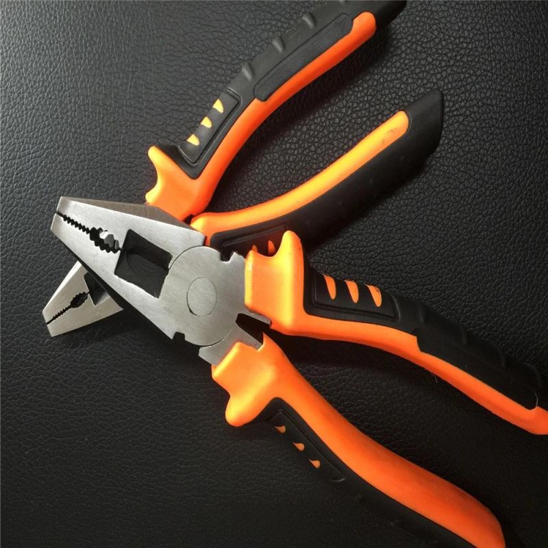 Combination Pliers with Double Color Handle