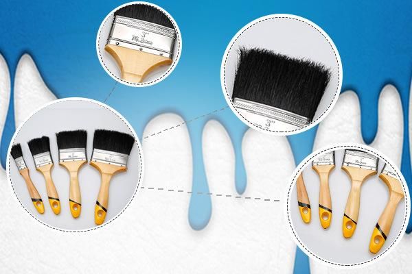 Hot Sale Synthetic Fiber Brush Paintbrush Manufacturer