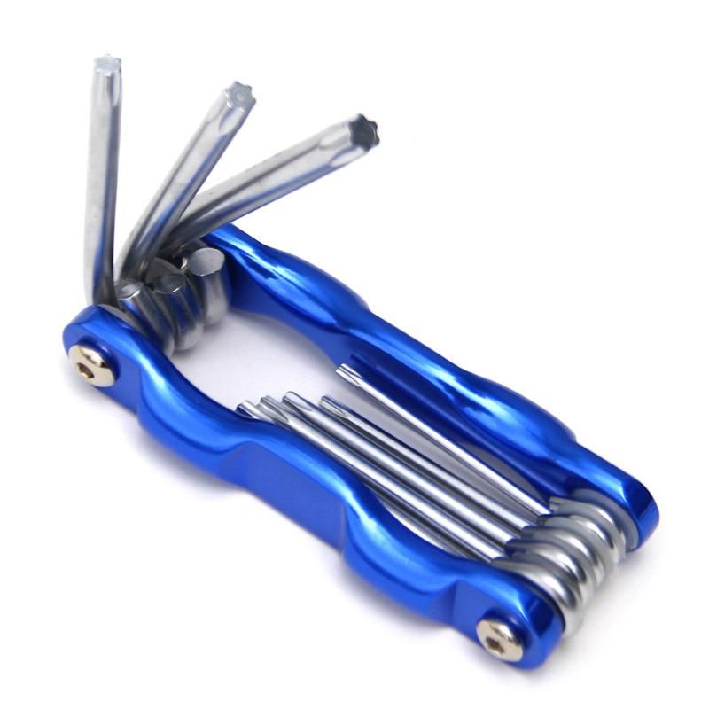 Folding Hex Wrench Metal Metric Allen Wrench Set