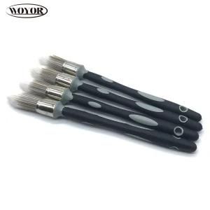 Round Chalk Paint Brush, Round Brush, Plastic Rubber Handle Brush