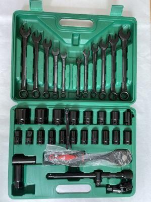 Wholesale 37PCS Socket Tools Set Ratchet Wrench Set Hand Tool