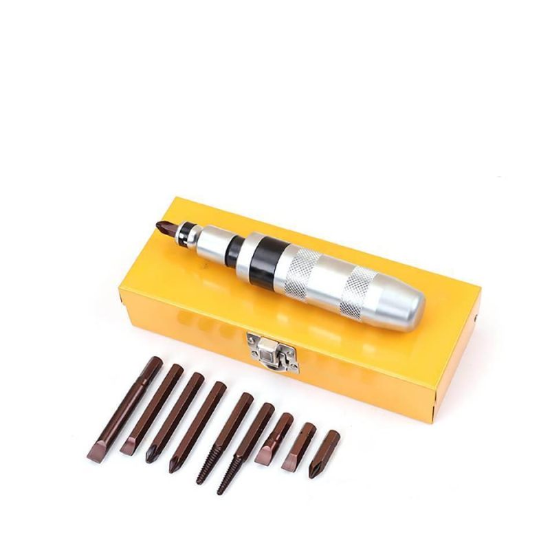 12 PC Professional Portable Impact Batches Driver Screwdriver for Loosening Bolts and Stubborn Fasteners Screwdriver Set