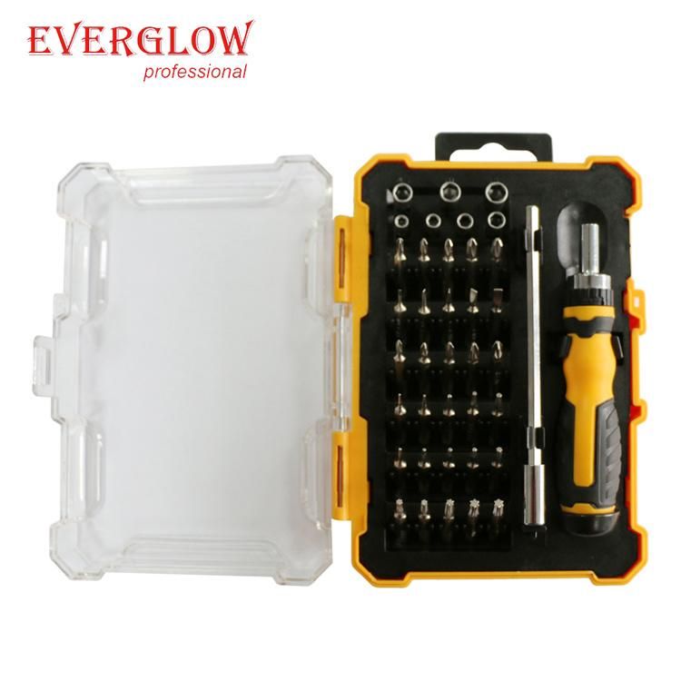 39PC Precision Ratchet Screwdriver Set Professional Screwdriver Bits Set Magnetic Electronics Repair Tool Set