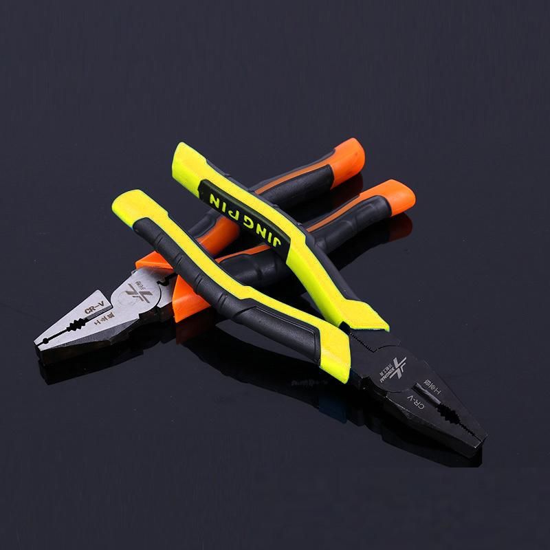 China Factory Professional Hand Tool Combination Casing Tip Monkey Pliers with Rubber Handles