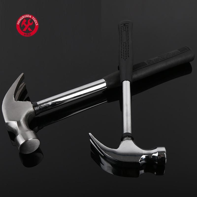 Side Hit Claw Hammer with Steel Tubular Handle