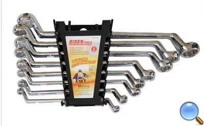 8PCS Plastic Case Double Offset Ring Wrench Set