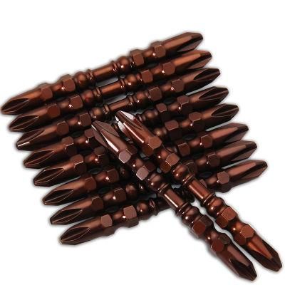 Wholesale Price Chinese Factory Customizable Hex Shank Electric for Power Tools Handtool Manual Machine Tool Screwdriver Bit