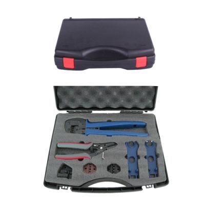 [OEM] Solar Tool Sets Boxes Cases Cabinet Mc4 Crimping Plier 2.5/4/6mm2, Cable Stripper, Wire Cutter &lt; 35mm2, PV Connector Spanner a-2546b