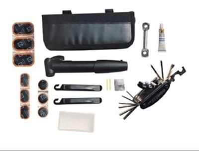 Professional Bicycle Mini Pump Multi Tool Set Bike Tool Pouch Bicycle Repair Tool Kit