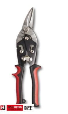 10&quot; Aviation Snips, Aviation Tin Snips, Made of Carbon Steel, Cr-V, Matt Finish, Nickel Plated, TPR Handle, Straight, Right and Left, Heavy Duty