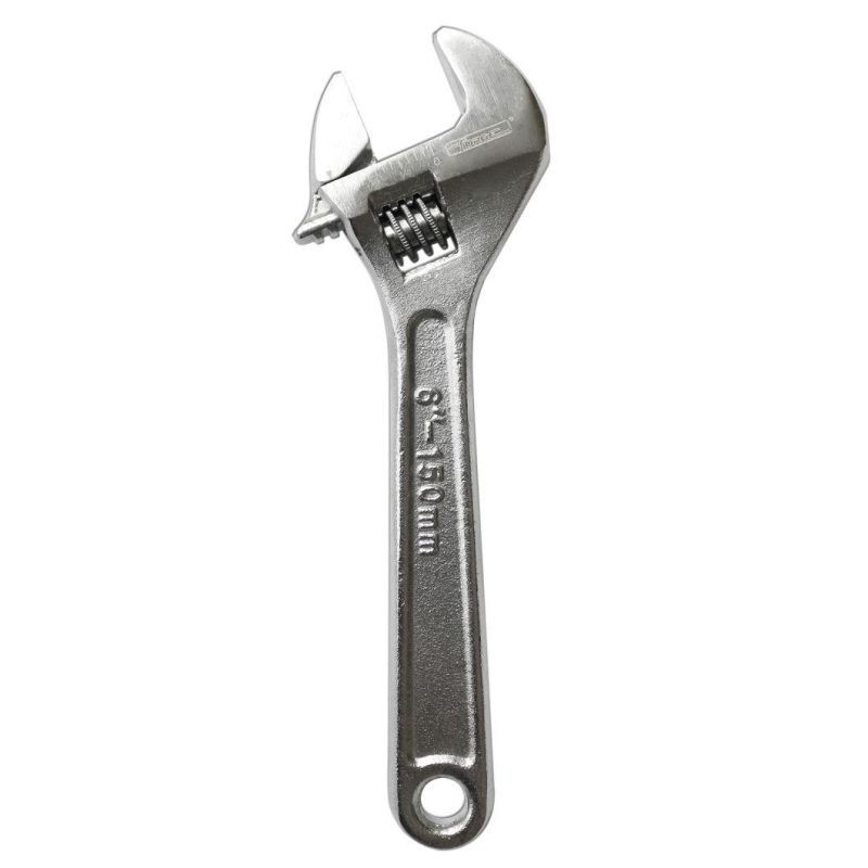 Superior Spanners 6" Drop Forged Steel Chrome Plated Adjustable Wrench