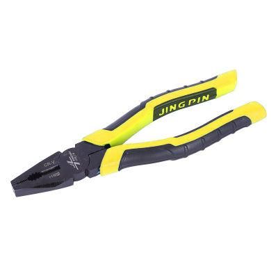 Hand Tool of 6/7/8 Inch American Type Rubber Handle Combination Plier