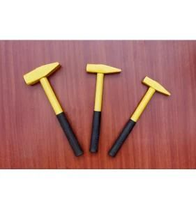 Steel Forged Powder Painting Black Machinist Hammer with Wooden /Steel Pipe /Fiberglass/Plastic/TPR Handle
